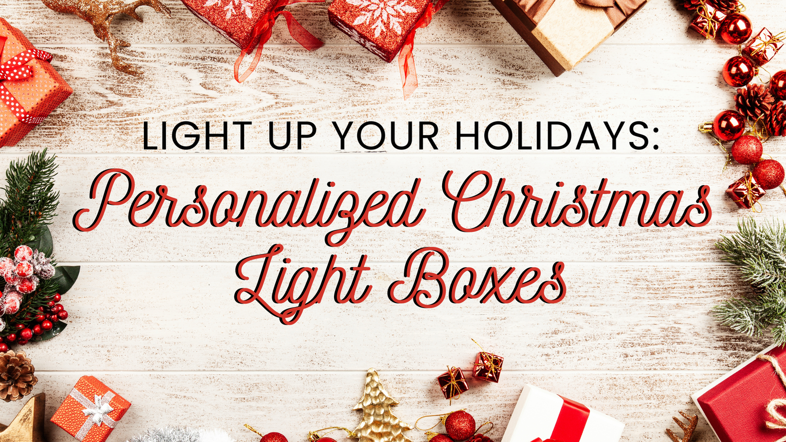 🎄✨ Light Up Your Holidays: Personalized Christmas Light Boxes ✨🎄