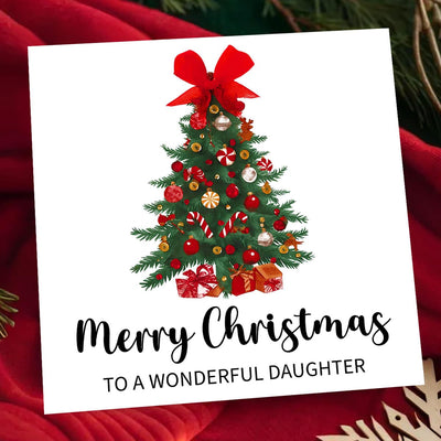 Merry Christmas to a wonderful daughter